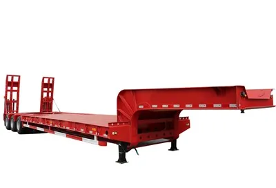 Quels sont les niveaux sonores associés à une semi - remorque surbaissée en fonctionnement ?